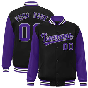 varsity full-snap jacket embroidered