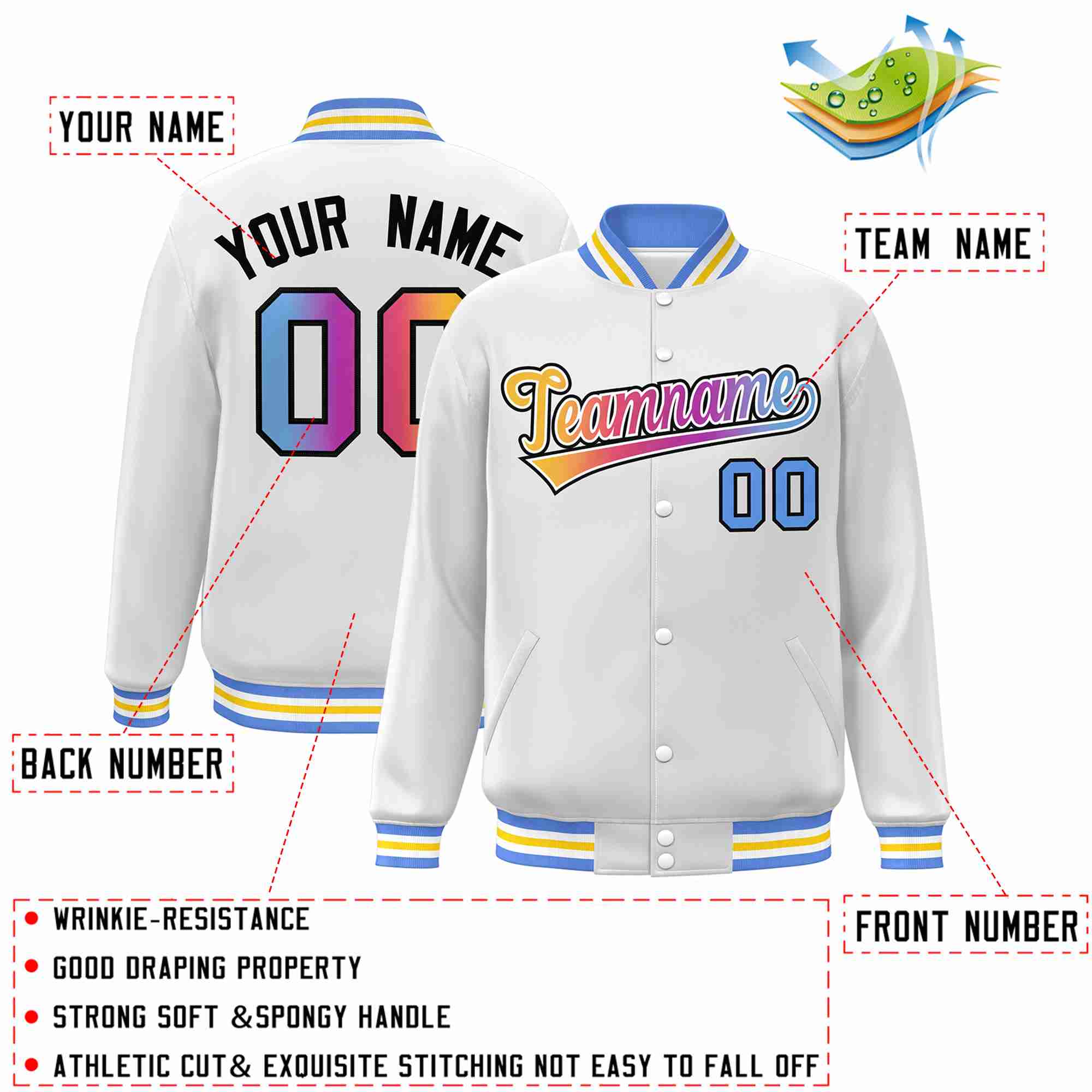 personalized baseball jacket