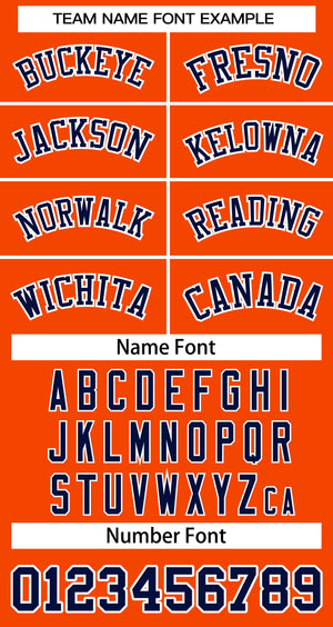 Custom Orange Navy-White Classic Tops Basketball Jersey