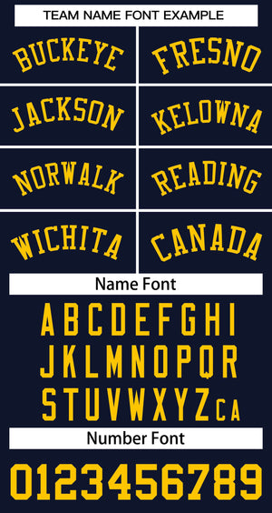 Custom Navy Yellow Classic Tops Basketball Jersey