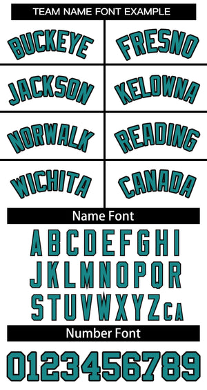 Custom White Teal-Black Classic Tops Basketball Jersey