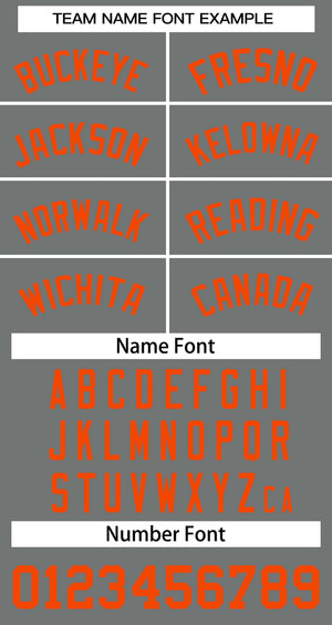 Custom Dark Gray Orange Classic Tops Basketball Jersey