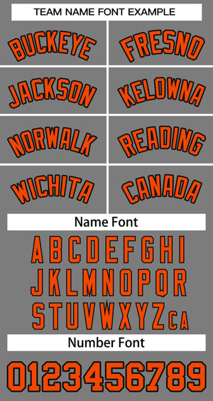 Custom Dark Gray Orange-Black Classic Tops Basketball Jersey