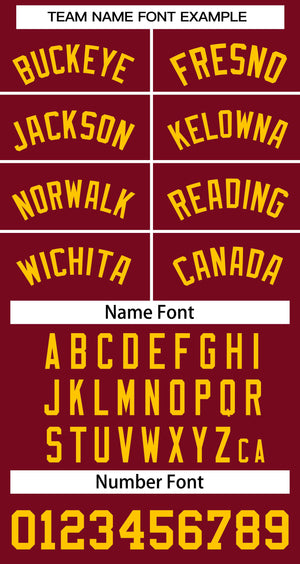 Custom Maroon Yellow Classic Tops Basketball Jersey