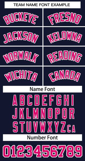 Custom Navy Pink-White Classic Tops Basketball Jersey