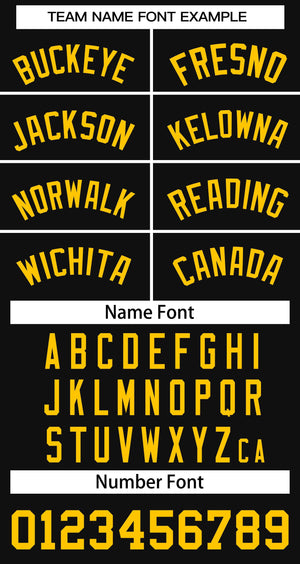 Custom Black Yellow Classic Tops Basketball Jersey