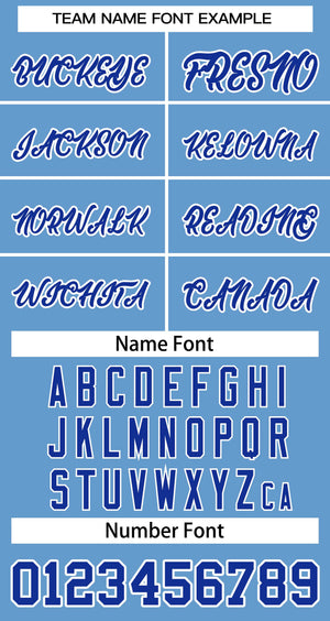 Custom Light Blue Royal-White Classic Tops Basketball Jersey