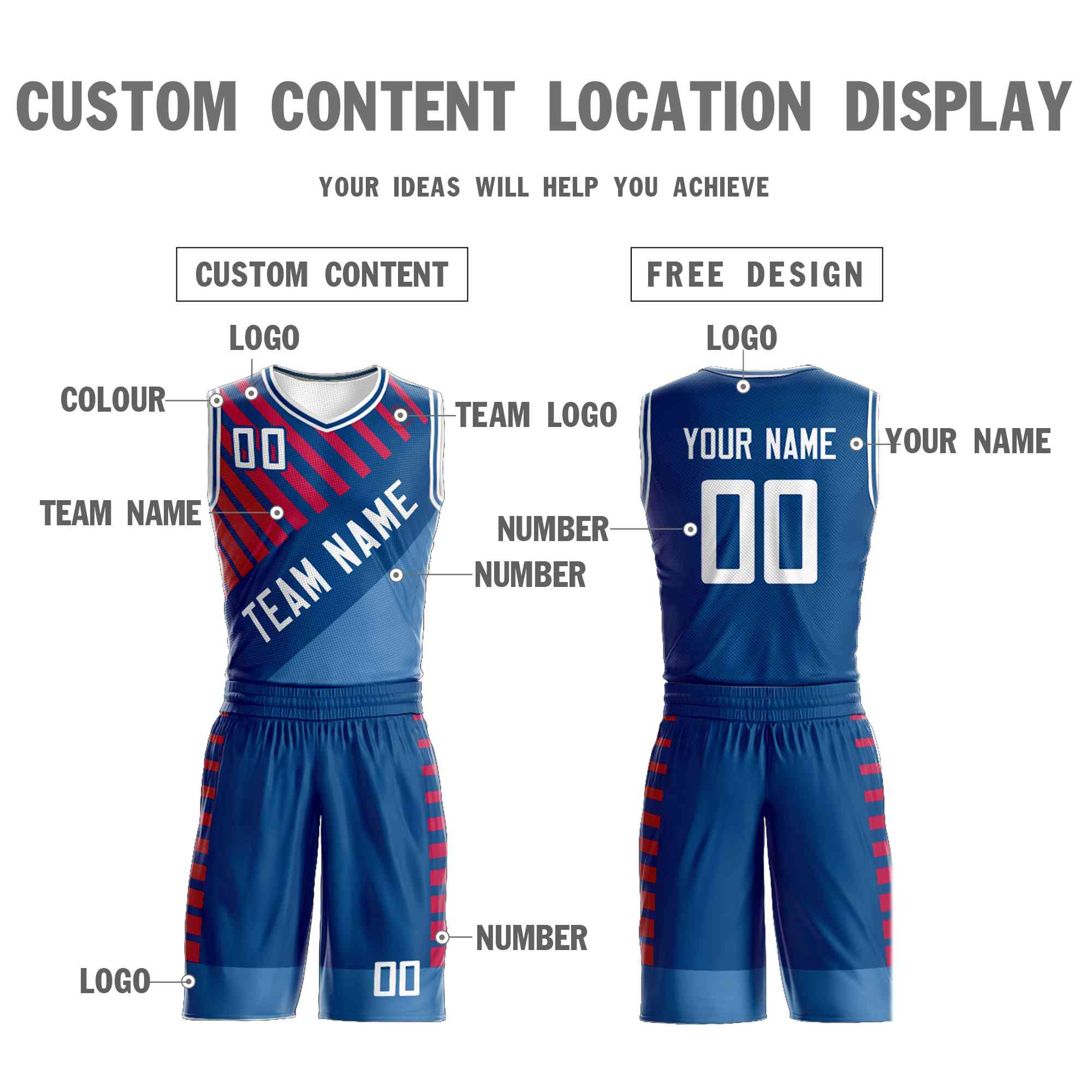 Custom Navy White Graffiti Pattern Sets Bar Element Basketball Jersey