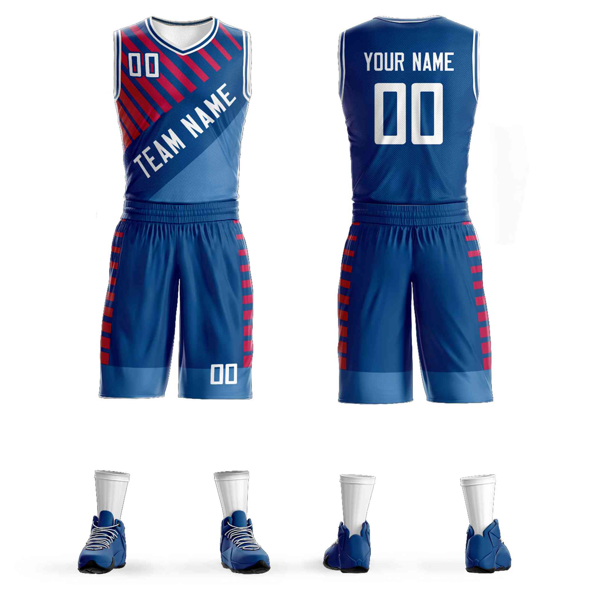 Custom Khaki Navy Classic Tops Basketball Jersey main image 0
