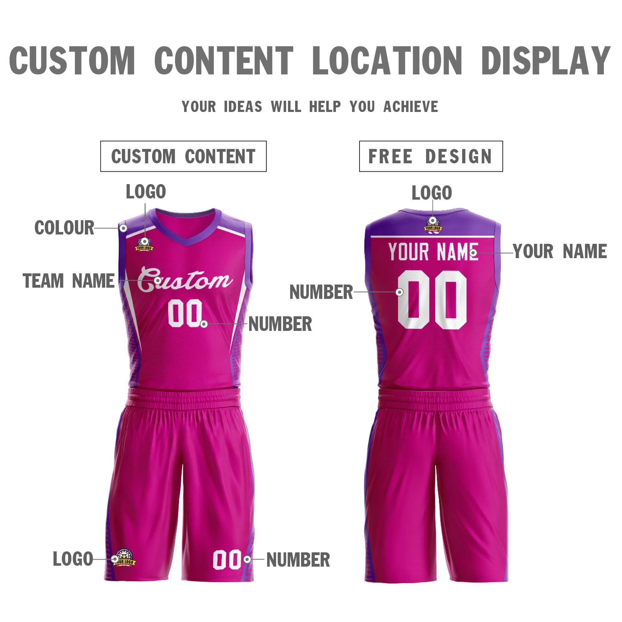 Custom Red Red Classic Sets Mesh Basketball Jersey