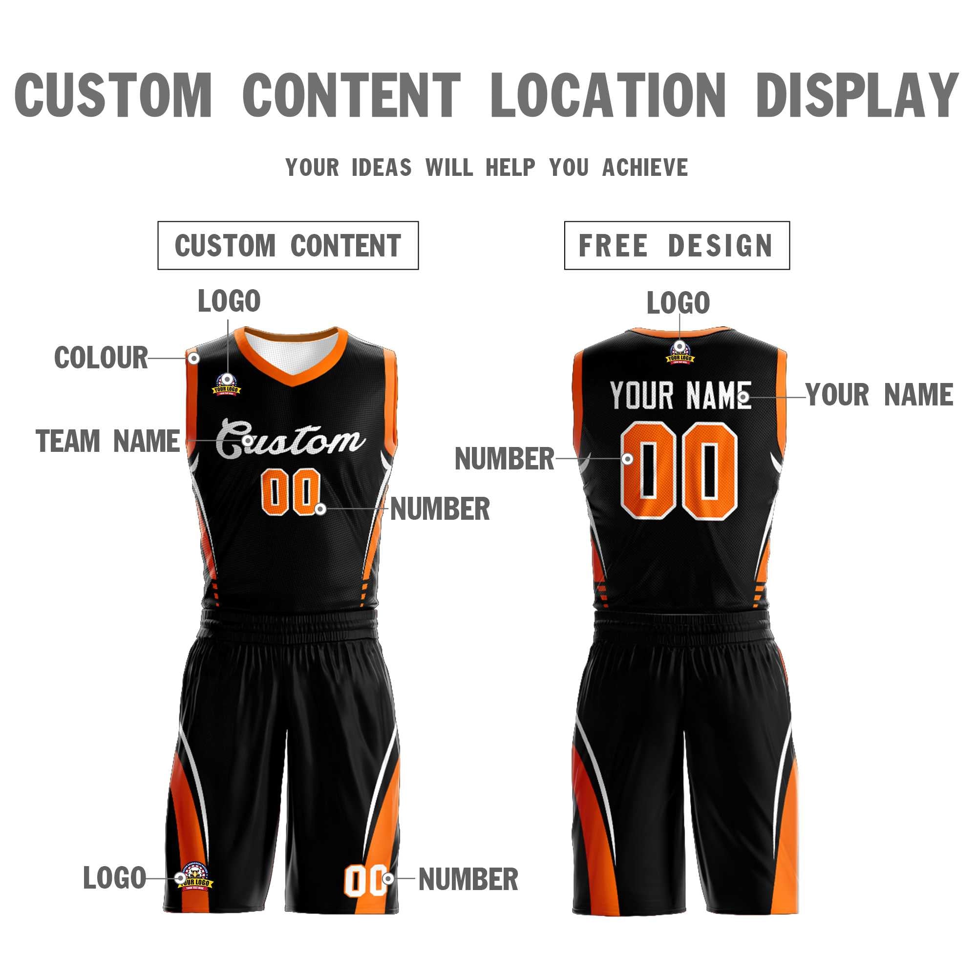 Custom Black White Classic Sets Mesh Basketball Jersey