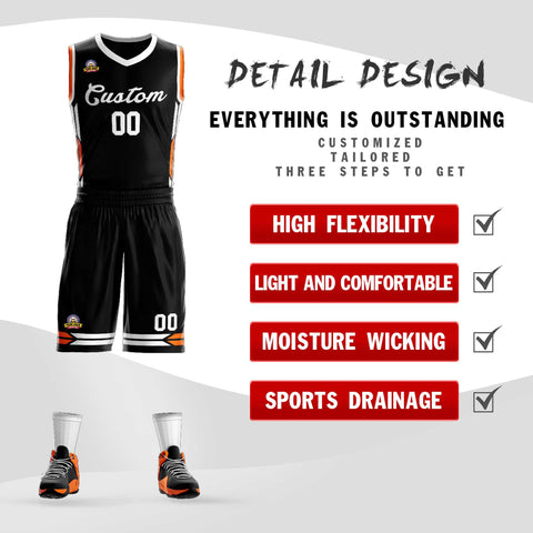 Custom Black White Classic Sets Mesh Basketball Jersey