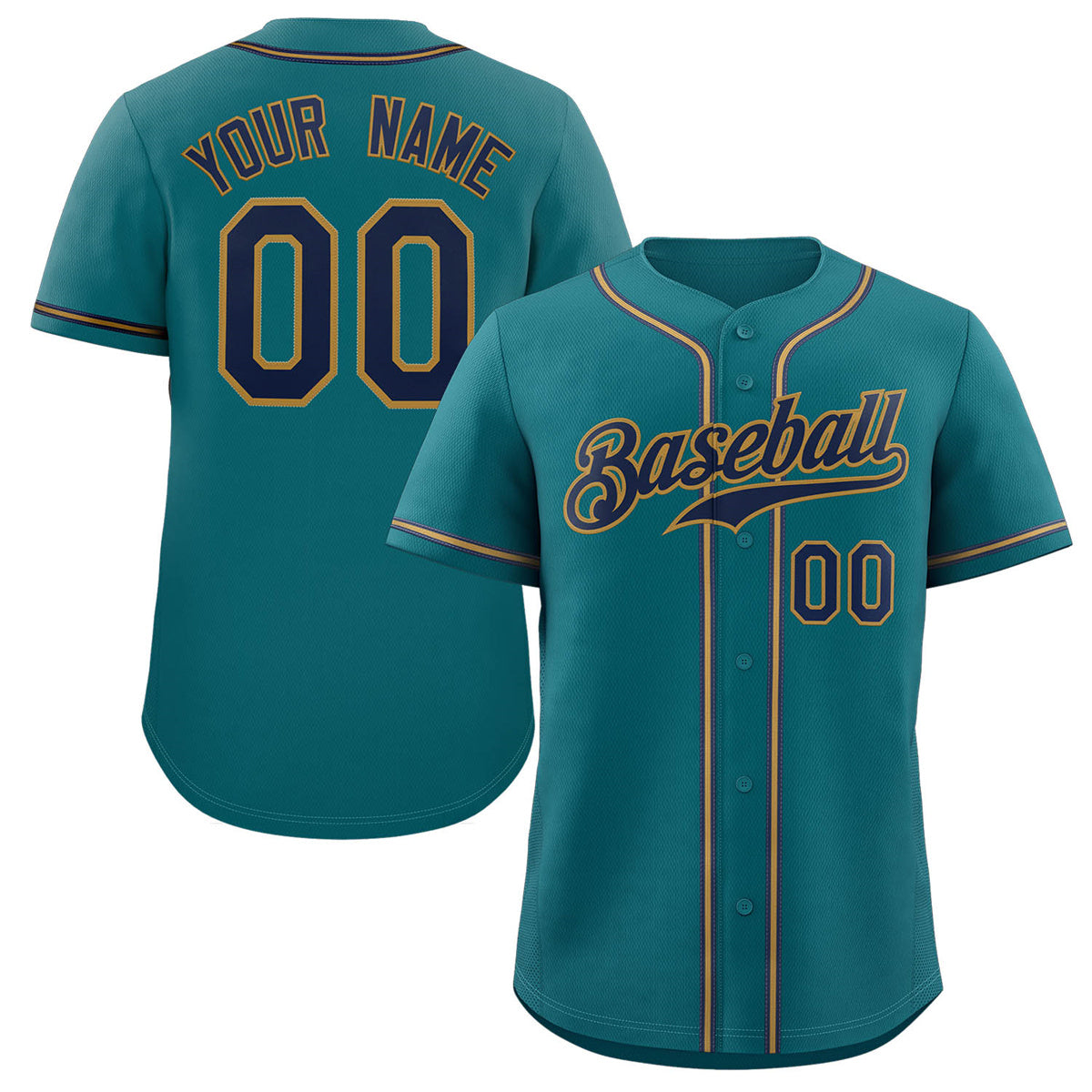 Aqua Baseball Jersey