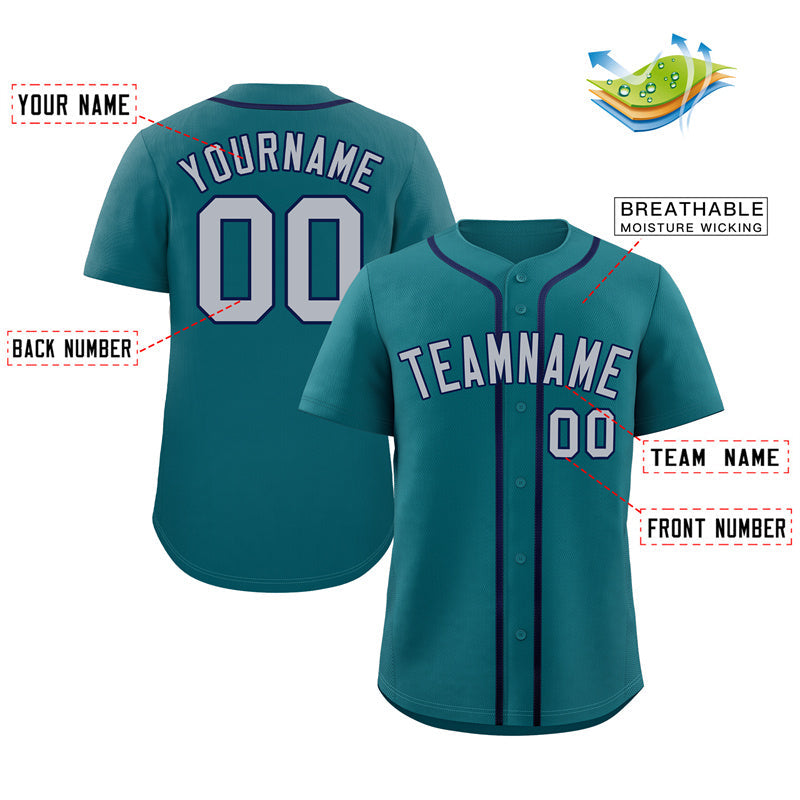 Aqua Baseball Jersey