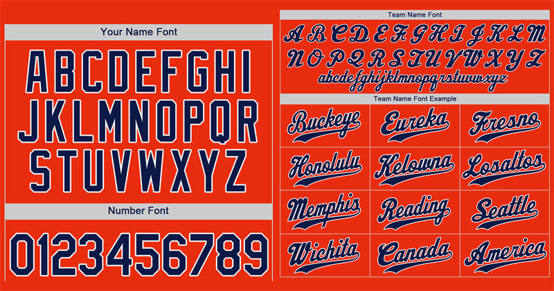 Custom Orange Royal-White Hook Classic Style Authentic Baseball Jersey