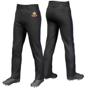 Pantalon de baseball coupe ample, coupe classique, extensible, personnalisé, noir, bleu marine