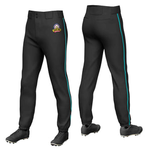 Pantalon de baseball pull-up extensible noir Aqua Classic Fit personnalisé