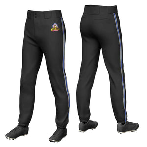 Pantalon de baseball pull-up extensible, coupe classique, personnalisé, noir, gris, gris royal