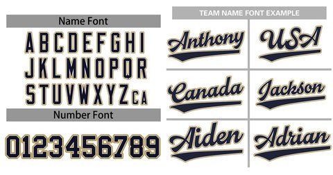 Custom White Navy-Old Gold Classic Style Authentic Baseball Jersey