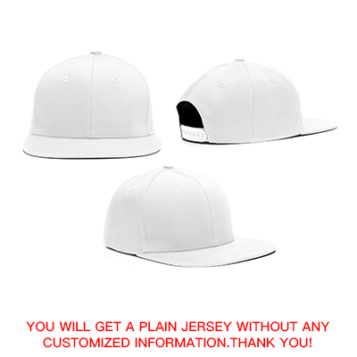 Custom White Auqa Sport Baseball Cap