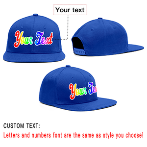 Custom Royal Gradient Casual Sport Baseball Cap