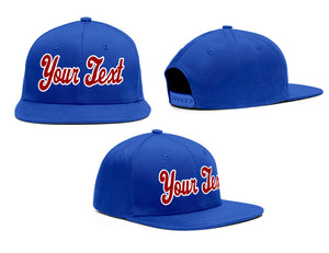 Custom Royal Red Sport Baseball Cap