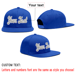 Custom Royal Red White Sport Baseball Cap