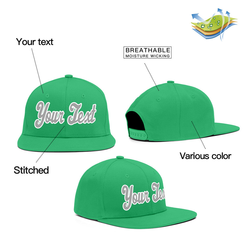 Custom Aqua Yellow Sport Baseball Cap