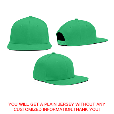 Custom Kelly Green Grey-White Casual Sport Baseball Cap