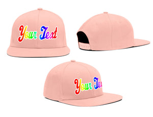 Custom Pink Gradient Casual Sport Baseball Cap