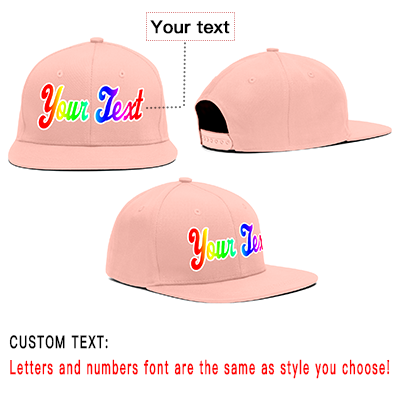 Custom Pink Royal-White Sport Baseball Cap