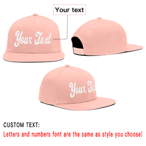 Custom Pink Yellow Sport Baseball Cap