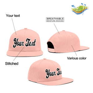 Custom Pink Red-Grey Sport Baseball Cap