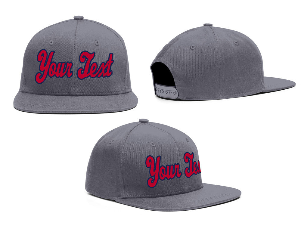 Casquette de baseball sport décontractée rose gris foncé personnalisée