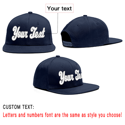 Custom Navy Grey-White Casual Sport Baseball Cap