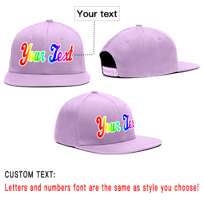 Custom Purple Gradient Casual Sport Baseball Cap