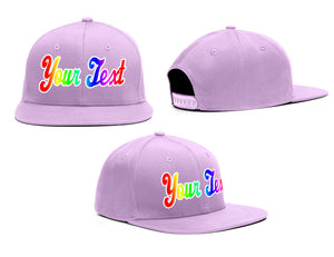 Custom Purple Gradient Casual Sport Baseball Cap