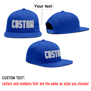 Custom Royal Gray-White Casual Sport Baseball Cap