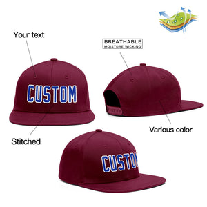 Casquette de baseball personnalisée Crimson Royal-White Outdoor Sport