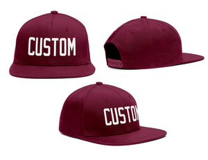 Custom Crimson White Outdoor Sport Baseball Cap