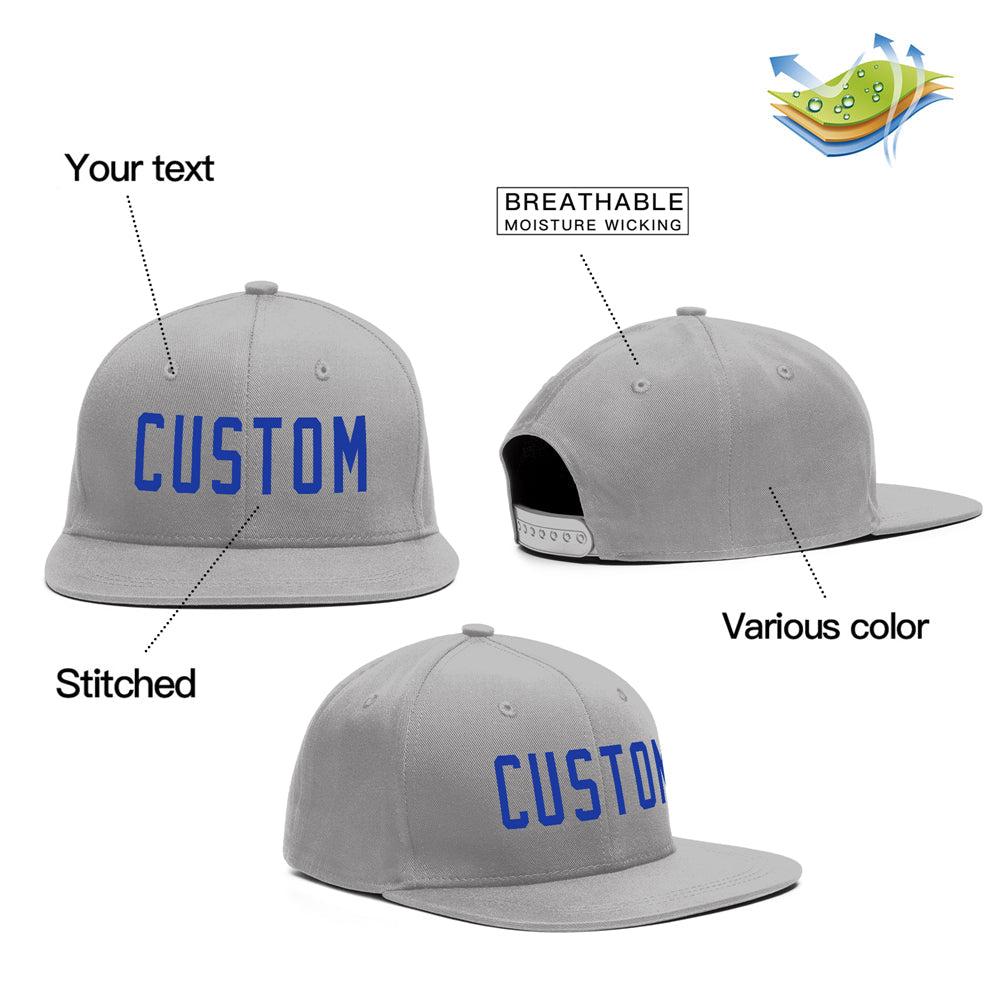 Custom Purple Royal Outdoor Sport Baseball Cap