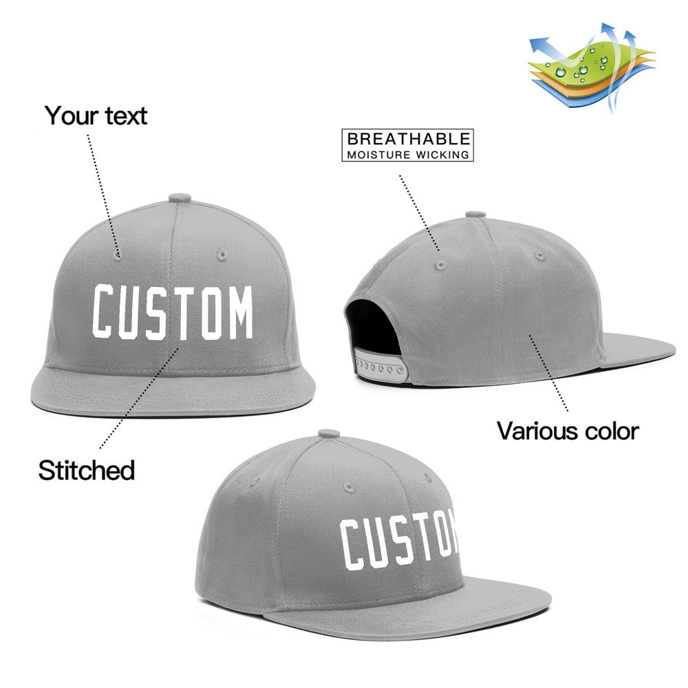 Custom Purple White Outdoor Sport Baseball Cap