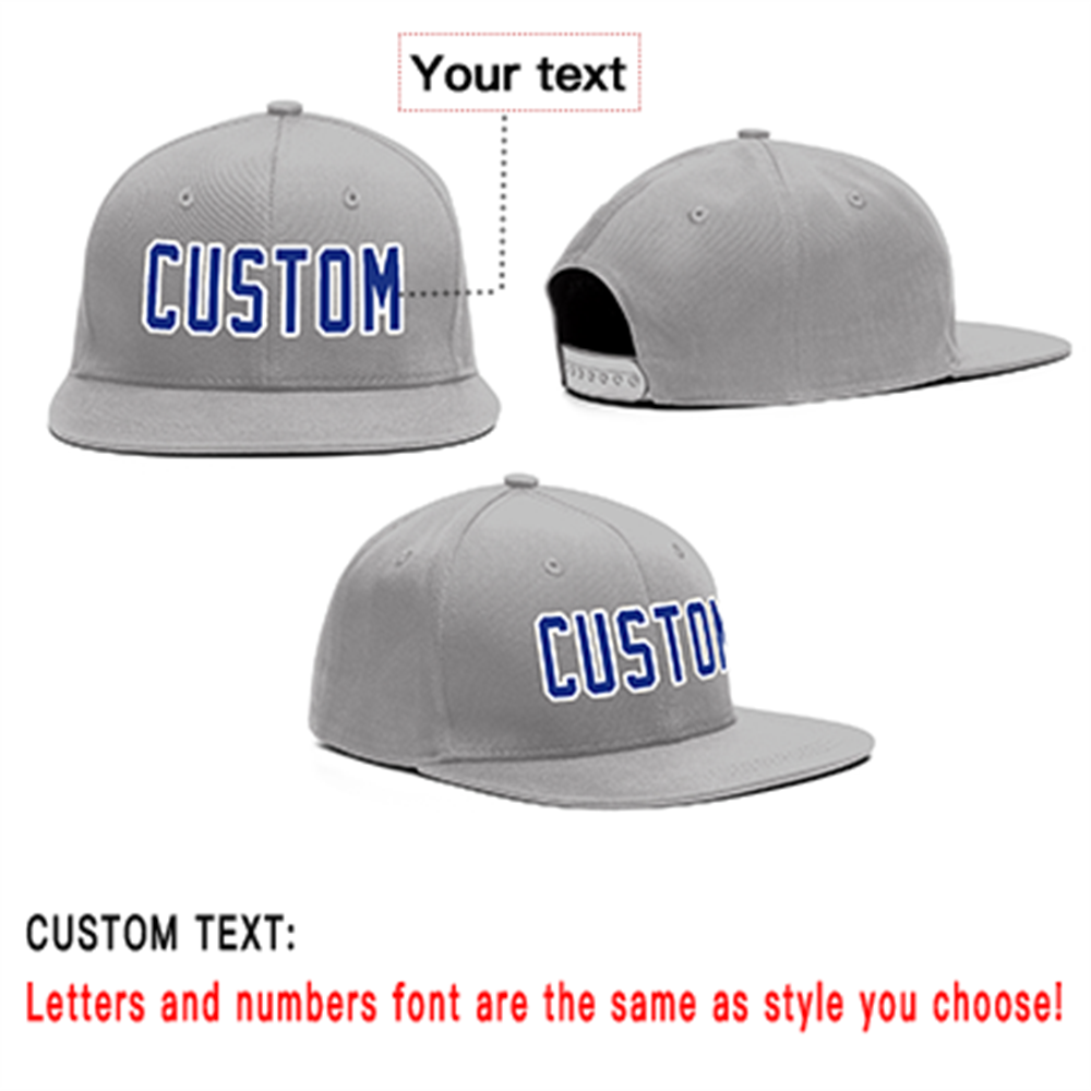 Custom Purple Royal-White Outdoor Sport Baseball Cap