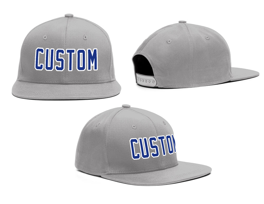 Custom Purple Royal-White Outdoor Sport Baseball Cap