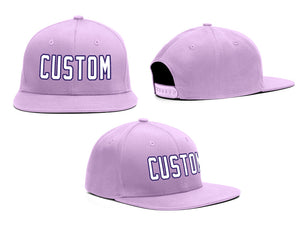 Casquette de baseball de sport de plein air blanc violet personnalisé