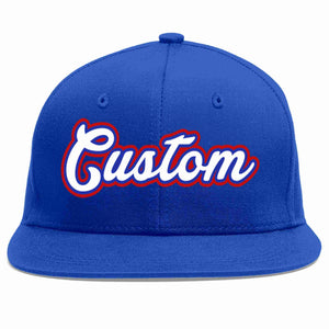 Custom Royal White-Royal Casual Sport Baseball Cap