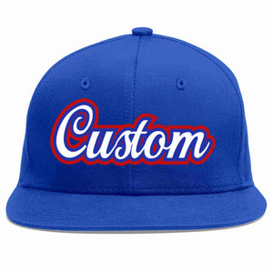 Custom Royal White-Royal Casual Sport Baseball Cap