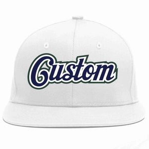 Casquette de baseball sport décontractée blanche et blanche personnalisée