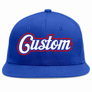 Custom Royal White-Royal Casual Sport Baseball Cap