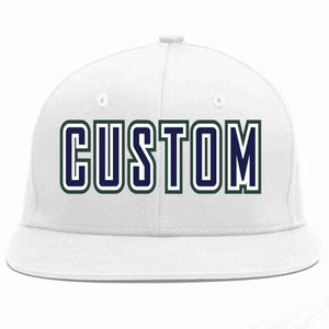 Casquette de baseball sport décontractée blanche et blanche personnalisée